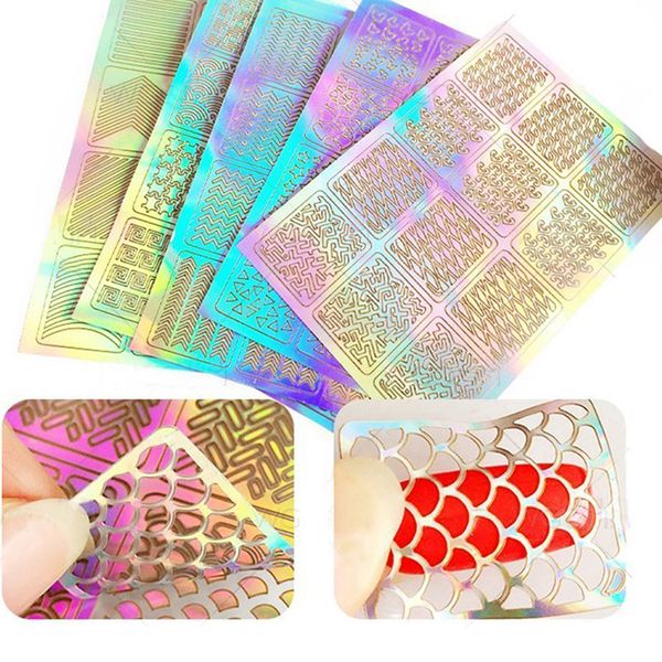 60 pieces 5 sheets styles nail stencils art nail stickers set cute art designs nails stencil sheets, Black
60 pieces 5 sheets styles nail stencils art nail stickers set cute art designs nails stencil sheets, Black