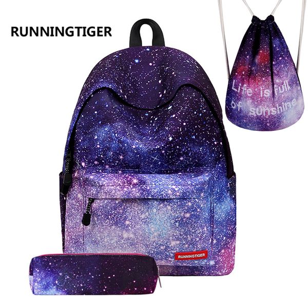 runningtiger woman backpack girls school bags printing backpack escolar backpacfor teenage girls 3pcs sets
runningtiger woman backpack girls school bags printing backpack escolar backpacfor teenage girls 3pcs sets
