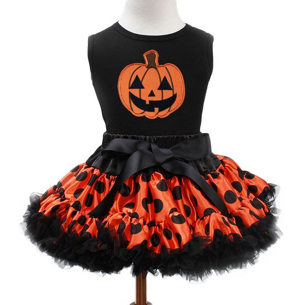 girls clothes pumpkin pattern vest tutu dot fluffy skirts kids christmas outfit halloween children's dress for girl clothing set, White
girls clothes pumpkin pattern vest tutu dot fluffy skirts kids christmas outfit halloween children's dress for girl clothing set, White