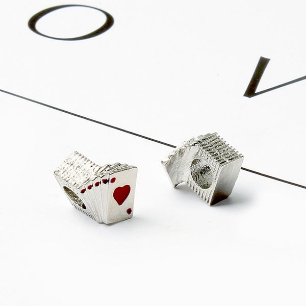poker game unique charm bead big hole fashion women jewelry european style for diy bracelet necklace panza006-114, Bronze;silver
poker game unique charm bead big hole fashion women jewelry european style for diy bracelet necklace panza006-114, Bronze;silver