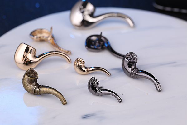 3 color small size cute alloy brooches pins vintage tobacco pipe mini lapel pins for mens clothes suit shirt accessories wholesale drop ship, Gray
3 color small size cute alloy brooches pins vintage tobacco pipe mini lapel pins for mens clothes suit shirt accessories wholesale drop ship, Gray