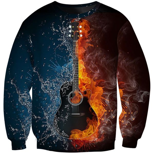 cloudstyle water fire hoodies men/women 3d printed guitar sweatshirts harajuku pullover long sleeve streetwear without hat, Black
cloudstyle water fire hoodies men/women 3d printed guitar sweatshirts harajuku pullover long sleeve streetwear without hat, Black