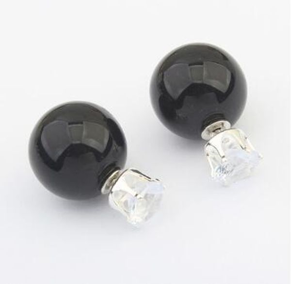 new style new european and american sweet crown pearl double - sided earrings classic ear - button earrings jewelry fashion classic exqu, Silver
new style new european and american sweet crown pearl double - sided earrings classic ear - button earrings jewelry fashion classic exqu, Silver