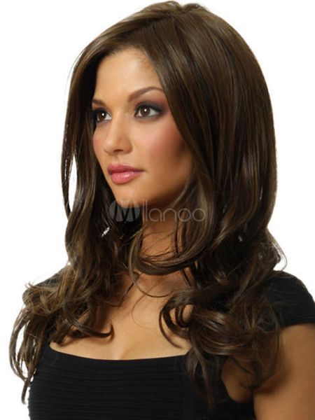 dark brown curls at ends heat-resistant fiber vintage chic medium wig hair, Black;brown
dark brown curls at ends heat-resistant fiber vintage chic medium wig hair, Black;brown