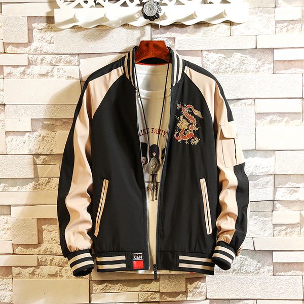 dekusi autumn man loose coat new pattern korean trend fashion handsome joker leisure jacket casual outwear, Black;brown
dekusi autumn man loose coat new pattern korean trend fashion handsome joker leisure jacket casual outwear, Black;brown