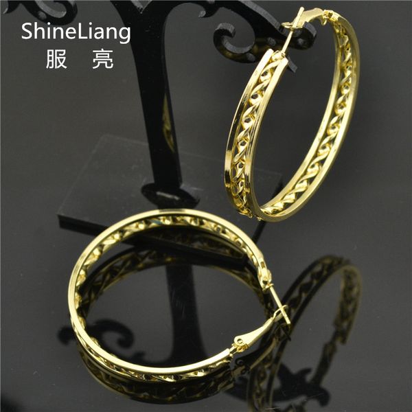hoop earrings for women alloy material ring ear fashion female jewellery big circle gold silver wide round accessories wholesale, Golden;silver
hoop earrings for women alloy material ring ear fashion female jewellery big circle gold silver wide round accessories wholesale, Golden;silver