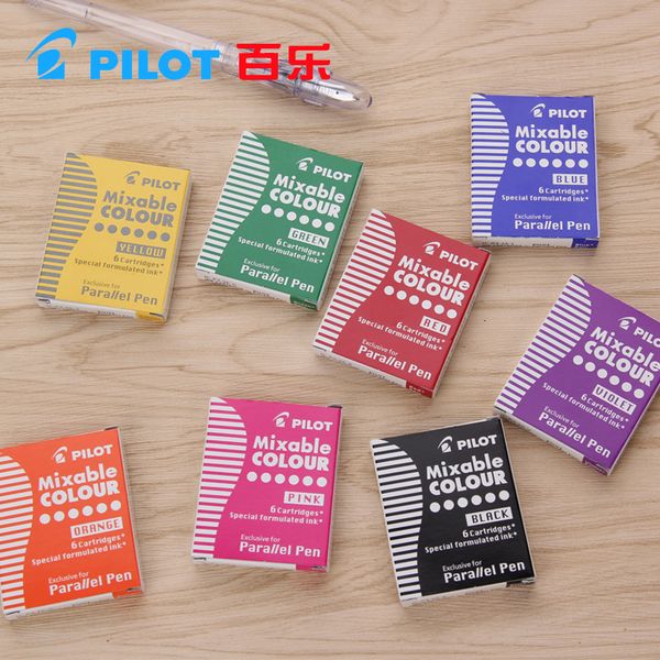 pilot art pen parallel pen 12 color ink sac ink cartridges icp3 irfp 6s black blue red brwon yellow green 6/12 pieces
pilot art pen parallel pen 12 color ink sac ink cartridges icp3 irfp 6s black blue red brwon yellow green 6/12 pieces