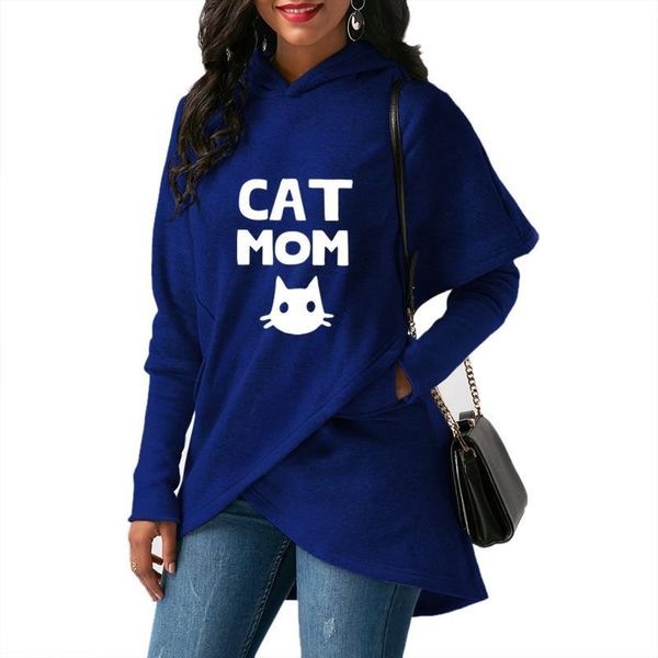 2018 spring and autumn women's new hoodie fashion women's comfort pullover cat mom print sweatshirt hoodie large size female, Black
2018 spring and autumn women's new hoodie fashion women's comfort pullover cat mom print sweatshirt hoodie large size female, Black