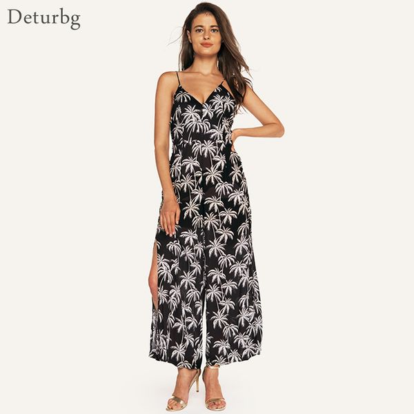 deturbg women's bohemia coconut tree print jumpsuit female backless v neck zipper splits beach strap rompers summer dr393, Black;white
deturbg women's bohemia coconut tree print jumpsuit female backless v neck zipper splits beach strap rompers summer dr393, Black;white