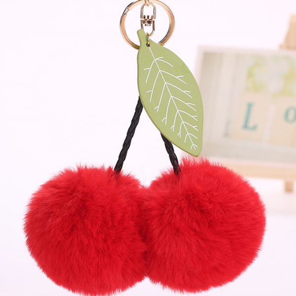 women cherry fur key chain new cute bag charms accessories faux fur pompom female car key ring gift jewelry, Slivery;golden
women cherry fur key chain new cute bag charms accessories faux fur pompom female car key ring gift jewelry, Slivery;golden