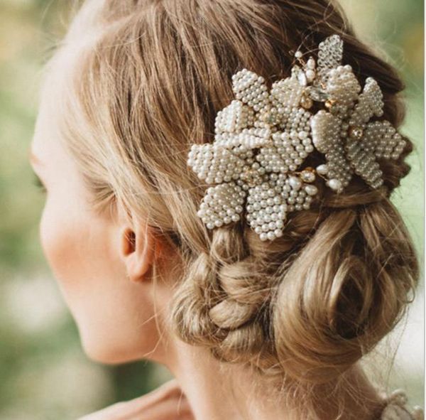 european handmade pearl comb, bridal headwear, bridal ornaments, bride accessories, Slivery;golden
european handmade pearl comb, bridal headwear, bridal ornaments, bride accessories, Slivery;golden