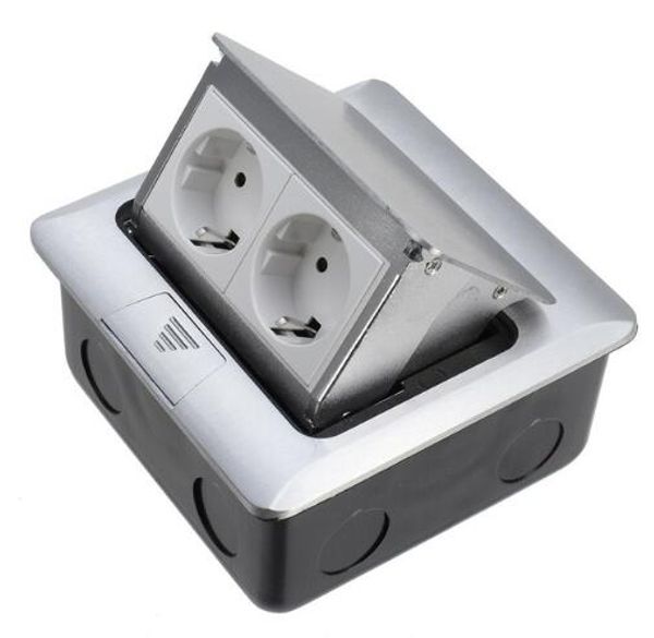 sell eu standard aluminum silver panel 2 way pop up floor socket electrical outlet available sockets new
sell eu standard aluminum silver panel 2 way pop up floor socket electrical outlet available sockets new