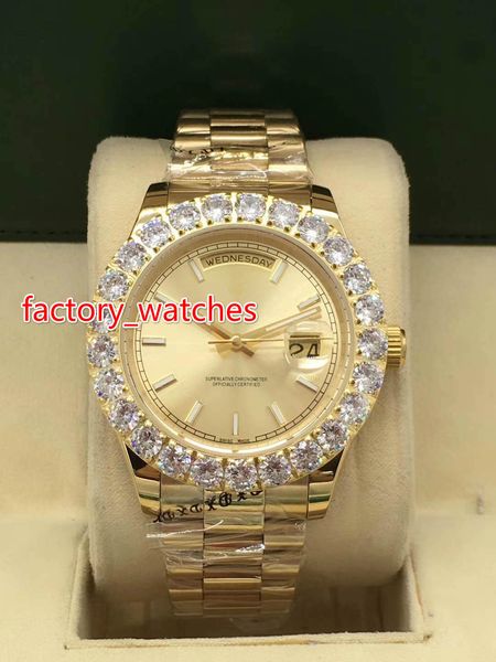 43mm prong set diamonds bezel watch luxury stainless steel gold case multi-color dial watches new men's watch, Slivery;brown
43mm prong set diamonds bezel watch luxury stainless steel gold case multi-color dial watches new men's watch, Slivery;brown