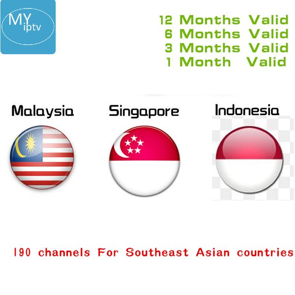 

Full 190+ Live MYIPTV TV Box IPTV Сингапур Индонезия Малайзия Подписка на канал Работа на Android