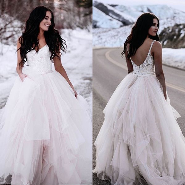 winter ball gown wedding dresses gothic plus size country straps lace wedding dresses bridal gowns floor length tulle princess, White
winter ball gown wedding dresses gothic plus size country straps lace wedding dresses bridal gowns floor length tulle princess, White