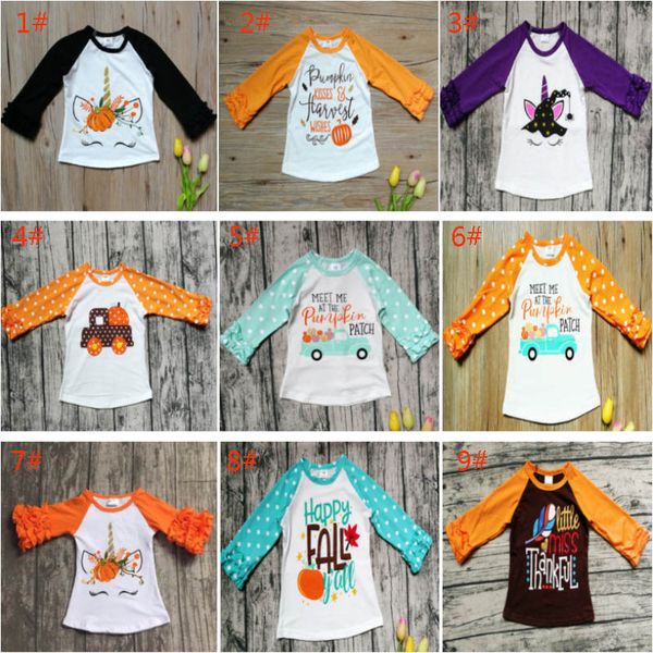 halloween kids girls polka dot ruffle t-shirts childrens print pumpkin cotton tees clothing long sleeve shirts clothes hh7-1734
halloween kids girls polka dot ruffle t-shirts childrens print pumpkin cotton tees clothing long sleeve shirts clothes hh7-1734
