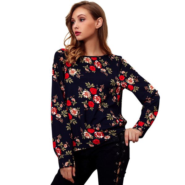 fashion women casual long flare sleeve blouse flower print shirt o-neck women blouses plus size female ladies blusas, White
fashion women casual long flare sleeve blouse flower print shirt o-neck women blouses plus size female ladies blusas, White