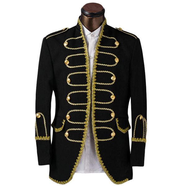 men's classic wedding set black embroidered dance party dresses latest coat pants designs & leaders a coat, White;black
men's classic wedding set black embroidered dance party dresses latest coat pants designs & leaders a coat, White;black
