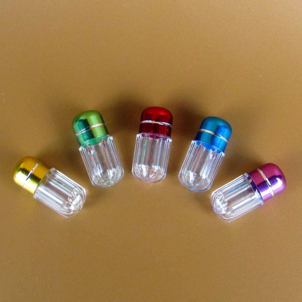 mini cute capsule shells round transparent pill cases plastic refillable bottles with aluminum cap medical products container
mini cute capsule shells round transparent pill cases plastic refillable bottles with aluminum cap medical products container