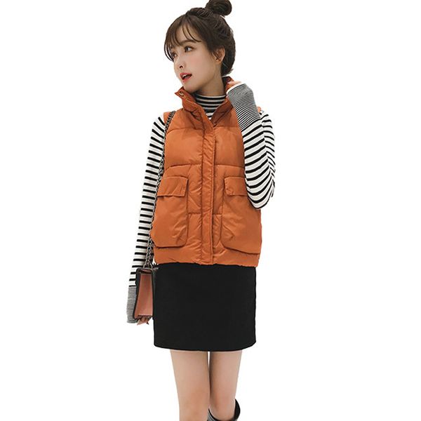 new 2018 autumn and winter women cotton vest down cotton vest soft warm waistcoat plus size female outwear coat mj34, Black;white
new 2018 autumn and winter women cotton vest down cotton vest soft warm waistcoat plus size female outwear coat mj34, Black;white
