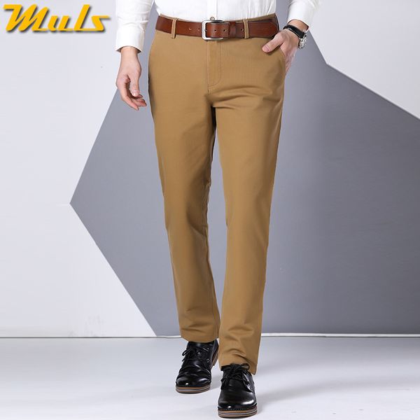 drop-ship muls brand pants men 100% cotton straight male pant spring autumn winter classic business slim fit casual trousers men, Black
drop-ship muls brand pants men 100% cotton straight male pant spring autumn winter classic business slim fit casual trousers men, Black