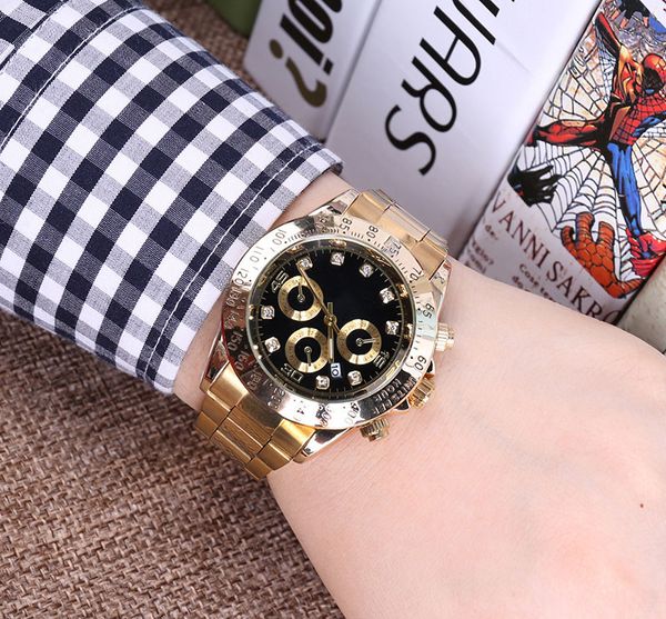 

2018 QUALITY diamond daydate designer watches new luxury fashion brand product in men and women date new steel clock quartz watches for men