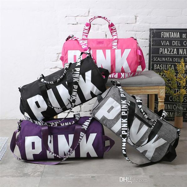 Pink handbag houlder bag men women travel duffel bag ca ual exerci e luggage bag multi pocket pu dhl fedex hipping
Pink handbag houlder bag men women travel duffel bag ca ual exerci e luggage bag multi pocket pu dhl fedex hipping