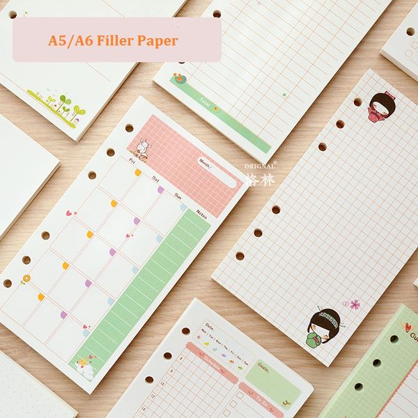 a5 a6 cute creative colored diario binder filler paper office school stationery planner accessories filler paper for filofax, Purple;pink
a5 a6 cute creative colored diario binder filler paper office school stationery planner accessories filler paper for filofax, Purple;pink