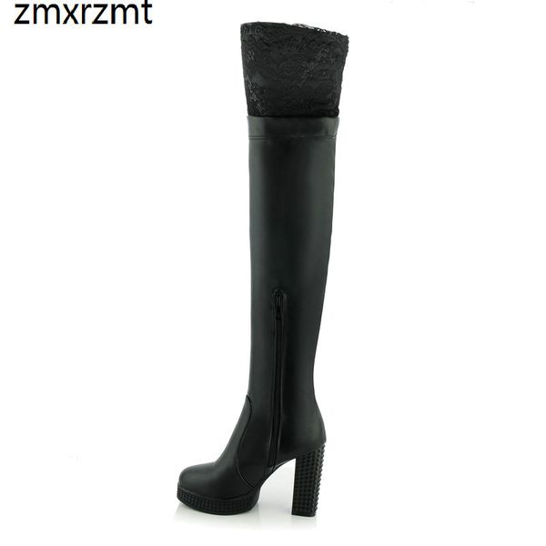 new women fashion sweet over the knee high women boots 10.5cm super high heel shoes spring autumn casual party shoes, Black
new women fashion sweet over the knee high women boots 10.5cm super high heel shoes spring autumn casual party shoes, Black