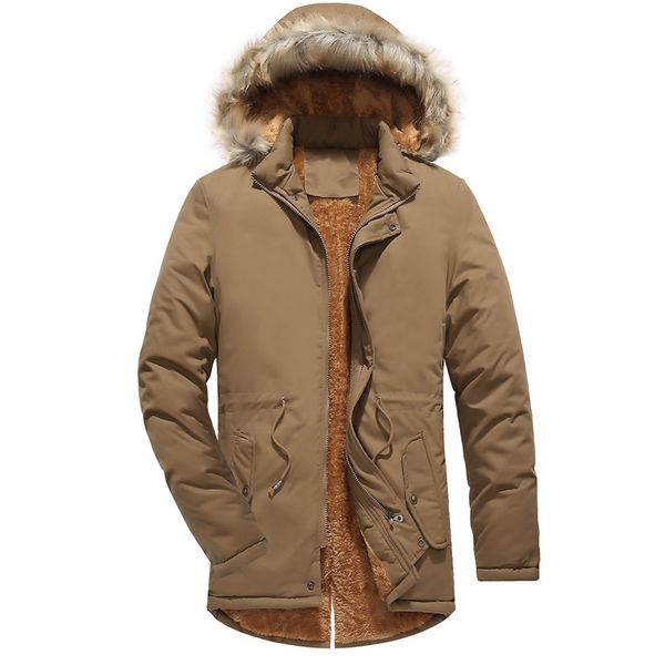 loldeal men's hooded faux fur lined warm coats outwear winter jackets washed and velvet plus cotton hat plus long coat, Black
loldeal men's hooded faux fur lined warm coats outwear winter jackets washed and velvet plus cotton hat plus long coat, Black