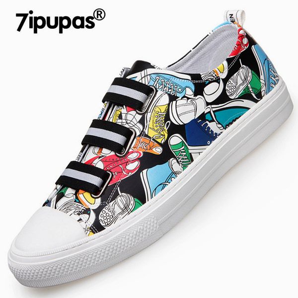 7ipupas street style dx8226 graffiti casual shoes men elastic lazy shoes hand-painted male sneakers canvas leisure man flat shoe, Black
7ipupas street style dx8226 graffiti casual shoes men elastic lazy shoes hand-painted male sneakers canvas leisure man flat shoe, Black