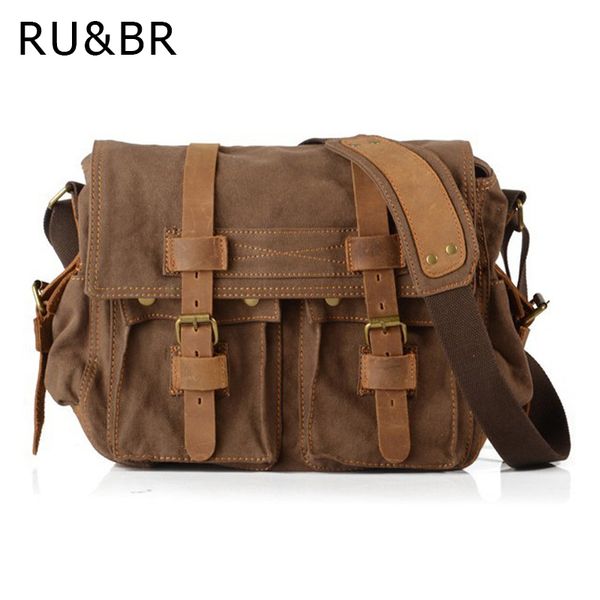 ru&br canvas bags with crazy horse leather men's shoulder bag vintage business fashion messenger bags crossbody men's briefcase
ru&br canvas bags with crazy horse leather men's shoulder bag vintage business fashion messenger bags crossbody men's briefcase