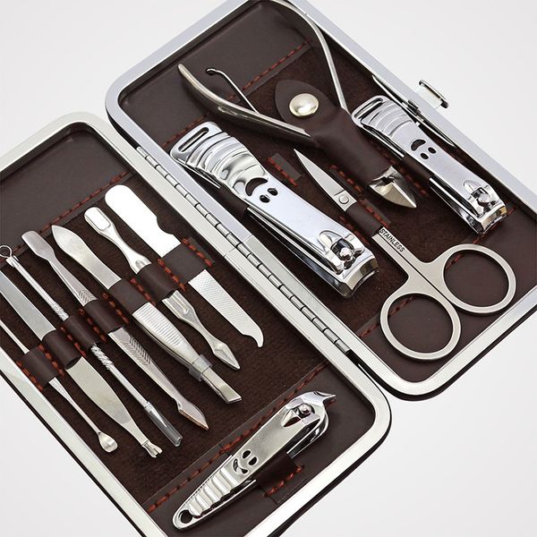 12 pcs mini pedicure manicure set nail cuticle clippers cleaner grooming case tool beauty care set stainless steel tool
12 pcs mini pedicure manicure set nail cuticle clippers cleaner grooming case tool beauty care set stainless steel tool