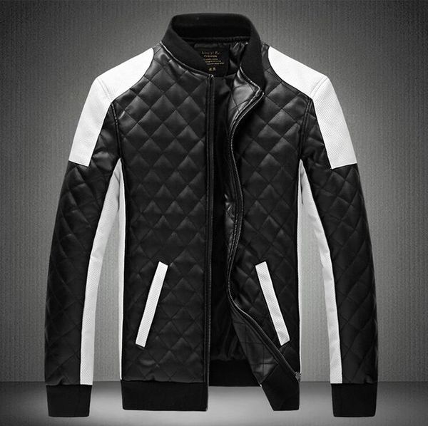 mens jacket pu leather jacket coat black and white color matching large size motorcycle leather designer jacket men's stand collar, Black;brown
mens jacket pu leather jacket coat black and white color matching large size motorcycle leather designer jacket men's stand collar, Black;brown