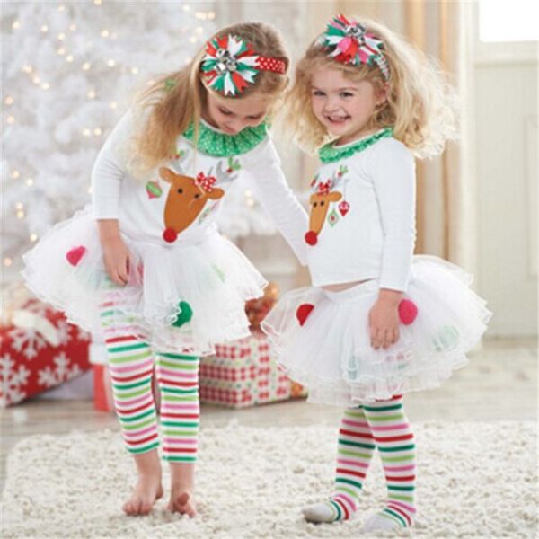 baby girl christmas elk cake dress children deer clothing sets +tutu skirt stripe pants elk kids outfits clothes, White
baby girl christmas elk cake dress children deer clothing sets +tutu skirt stripe pants elk kids outfits clothes, White
