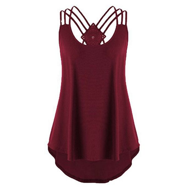 crossed lace up ladies sleeveless vest tank summer women strappy camisole solid color shirts camisa mujer, White
crossed lace up ladies sleeveless vest tank summer women strappy camisole solid color shirts camisa mujer, White