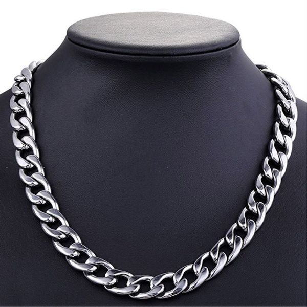 silver tone 11 mm cool stainless steel necklace chain n294 50cm 60cm 70cm hip pop n294
silver tone 11 mm cool stainless steel necklace chain n294 50cm 60cm 70cm hip pop n294