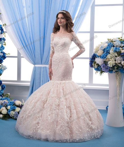 romantic pink champagne scoop sleeves mermaid wedding dresses bridal pageant dresses wedding attire dresses custom size 2-16 zw612195, White
romantic pink champagne scoop sleeves mermaid wedding dresses bridal pageant dresses wedding attire dresses custom size 2-16 zw612195, White