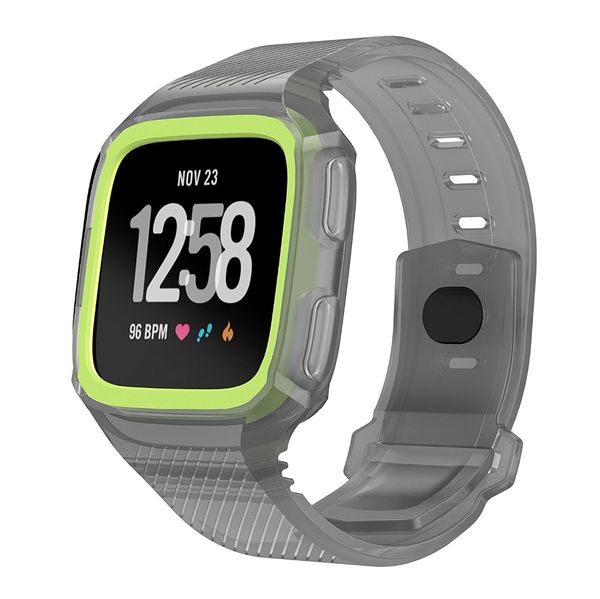 Силиконовый спортивный ремешок + защитный чехол для Fitbit ремешок для часов для бра
Силиконовый спортивный ремешок + защитный чехол для Fitbit ремешок для часов для бра
