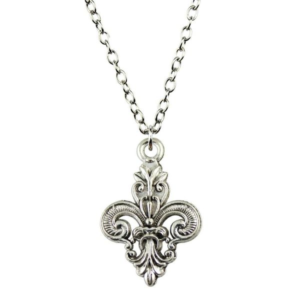 wysiwyg 5 pieces metal chain necklaces pendants women necklace jewelry fleur de lis 25x16mm n2-b13022, Silver
wysiwyg 5 pieces metal chain necklaces pendants women necklace jewelry fleur de lis 25x16mm n2-b13022, Silver