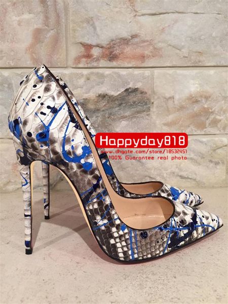 Fa hion women pump lady white blue python nake point toe high heel hoe boot come with du tbag box real leather 12cm
Fa hion women pump lady white blue python nake point toe high heel hoe boot come with du tbag box real leather 12cm