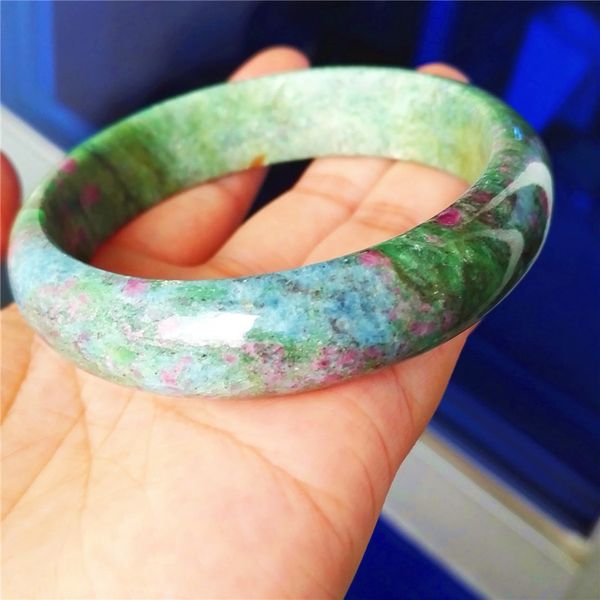 precious natural ruby zoisite gemstone fashion crystal woman natural stone bangle inner diameter 61mm, Golden;silver
precious natural ruby zoisite gemstone fashion crystal woman natural stone bangle inner diameter 61mm, Golden;silver