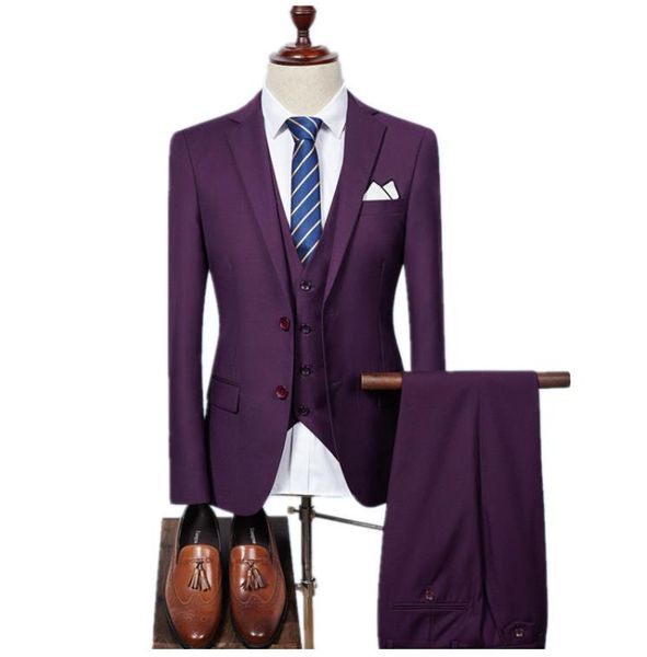 (jacket+pants) 2018 single button men suits fashion wool men's slim fit business wedding suit men wedding suit 6 colors bathing suit wo, White;black
(jacket+pants) 2018 single button men suits fashion wool men's slim fit business wedding suit men wedding suit 6 colors bathing suit wo, White;black