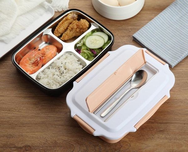 Leak proof bento lunch box food torage container boxe for adult kid microwave 4 tainle teel container with lid portable picnic et 
Leak proof bento lunch box food torage container boxe for adult kid microwave 4 tainle teel container with lid portable picnic et
