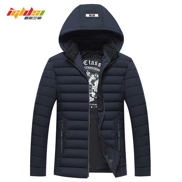 men's winter jacket thick coats new 2018 hat detachable warm coat cotton-padded outwear hooded collar slim thick down parkas 5xl, Black
men's winter jacket thick coats new 2018 hat detachable warm coat cotton-padded outwear hooded collar slim thick down parkas 5xl, Black