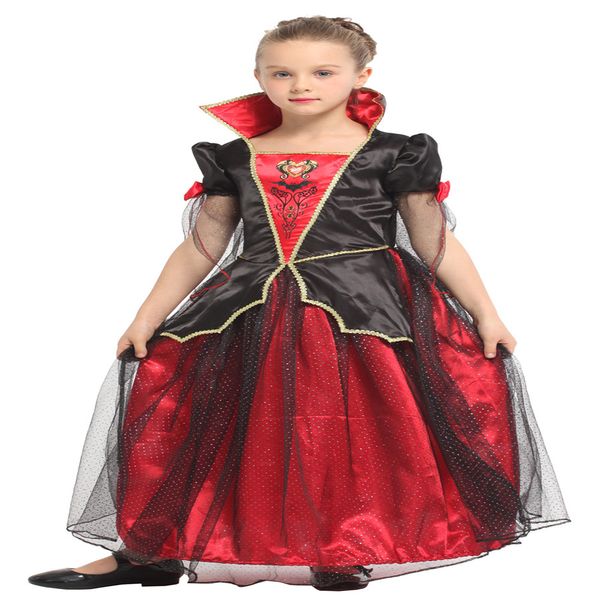 girl witch vampire princess dress children halloween party cosplay costumes for kids girls fancy christmas carnival clothes, Black;red
girl witch vampire princess dress children halloween party cosplay costumes for kids girls fancy christmas carnival clothes, Black;red