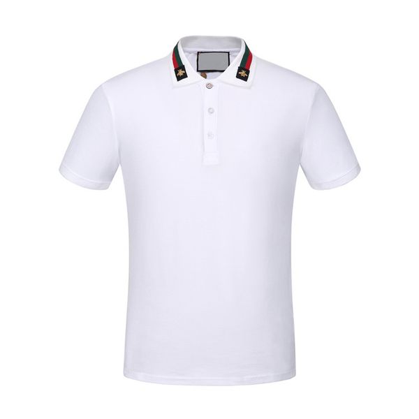 brand new men polo shirt bee embroidery short sleeved casual solid cotton poloshirt men, White;black
brand new men polo shirt bee embroidery short sleeved casual solid cotton poloshirt men, White;black