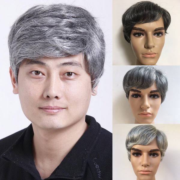 3 colors handsome men wig grey color 10 inch peruvian virgin hair straight for black men ing
3 colors handsome men wig grey color 10 inch peruvian virgin hair straight for black men ing