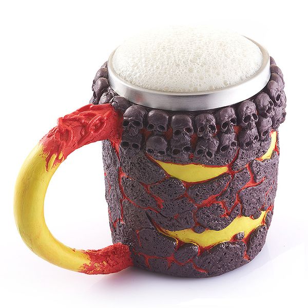 450ml double wall bottle stainless steel 3d skull mugs coffee tea water bottle rock magma devil monster halloween drinking cups milk
450ml double wall bottle stainless steel 3d skull mugs coffee tea water bottle rock magma devil monster halloween drinking cups milk