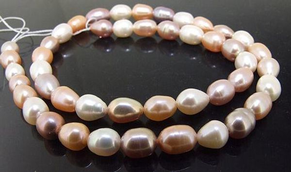 wholesale rice freshwater pearl cultured pearls lavender pink white mixes color 6-7mm loose beads one full strand 14
wholesale rice freshwater pearl cultured pearls lavender pink white mixes color 6-7mm loose beads one full strand 14